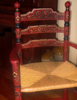 Rush seating repair and restoration